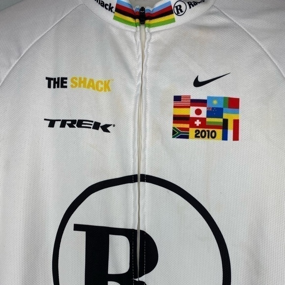 TREK CYCLING JERSEY #28 2010- Sponsors Radio Shack, Live Strong, Nissan - Picture 2 of 5
